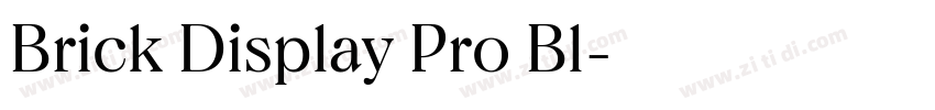 Brick Display Pro Bl字体转换 Brick Display Pro Bl字体转换